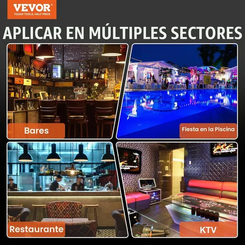 Vista 7 de VEVOR Pantalla de botella de licor con iluminación LED, 2 niveles de 30 pulgadas, compatible con USB, estante iluminado de bar para el hogar