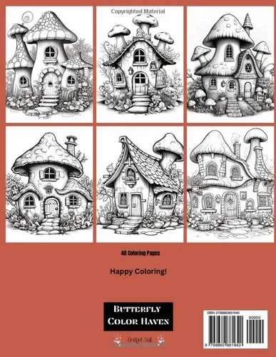 Vista 2 de Fairy Houses Coloring Book