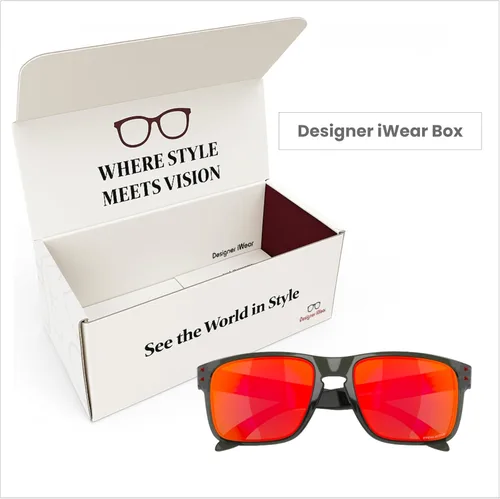 Vista 7 de Oakley Holbrook Asian Fit OO9244 - Gafas de sol de puente bajo para hombre, paquete con correa y kit de cuidado iWear de diseñador