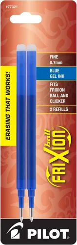 Vista 3 de Pilot FriXion, recarga para bolígrafo con tinta de gel, paquete de 3, Negro