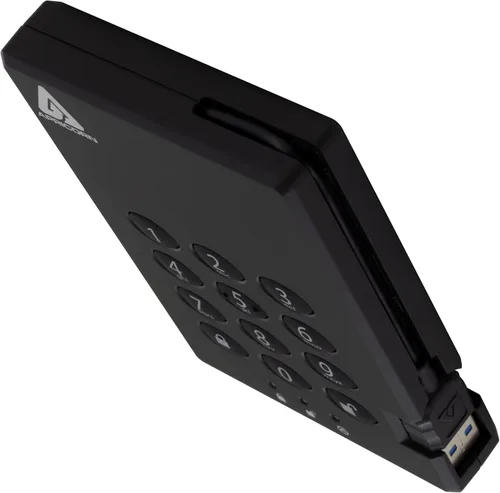 Vista 5 de Apricorn 500GB Aegis Candado USB 3.0 256-bit AES XTS Hardware Cifrado Disco Duro Portátil Externo (A25-3PL256-500)