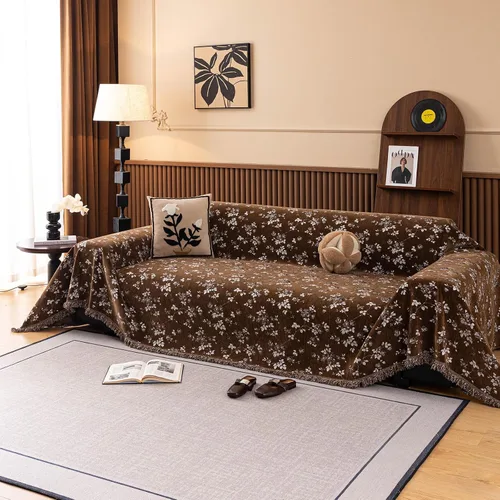 Vista 18 de DREAMINGO Fundas de sofá biplaza para sofá de 2 plazas, manta jacquard moderna y minimalista protectora de muebles para mascotas, lavable, funda