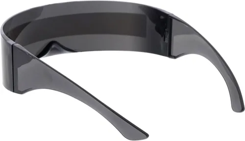Vista 4 de zeroUV – Anteojos de sol diseño futurista., negro, Unitalla