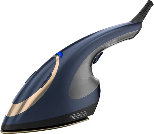 Vista 10 de BLACK+DECKER Press & Steam - Plancha y vaporizador 2 en 1, 180% más vapor y tecnología de una temperatura, suela de cerámica, seguro en todos