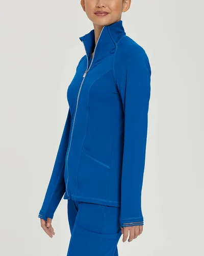 Vista 2 de Urbane Impulse Slim Fit Extreme Stretch 2-Pocket Scrub Jacket for Women 9742