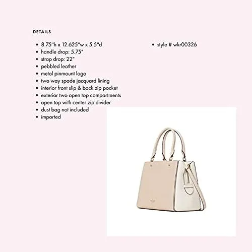 Vista 6 de Kate Spade - Bolso bandolera mediano Leila con triple compartimento