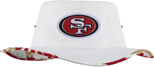 Vista 22 de FOCO - Sombrero deportivo para mujer, con logotipo de equipo de la NFL, para exteriores, para el sol Blanco híbrido