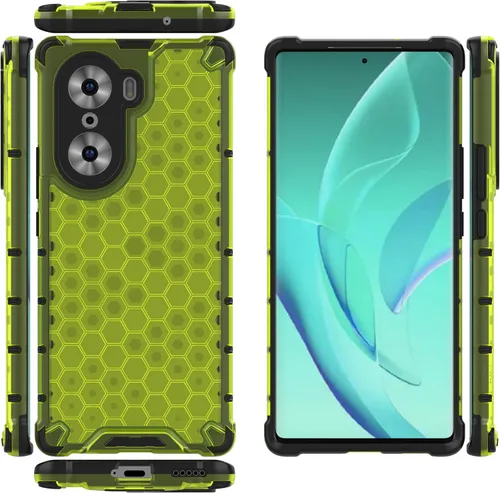 Vista 200 de Pzwoxukhov Funda compatible con Huawei Nova 3i, compatible con Huawei P Smart+ 2018 Honeycomb Anti-Drop Shock-Absorbing Case Negro