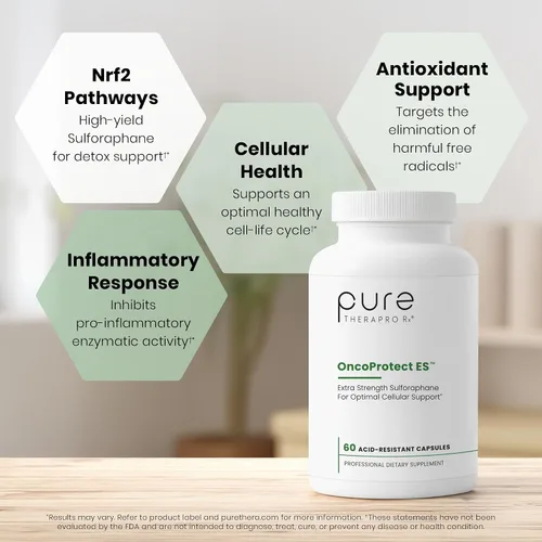Vista 12 de Pure Therapro Rx OncoProtect ES Dosis Alta de Sulforafano Suplemento, Hecho en EE. UU. Suministro para 2 Meses 706 mg de Extracto de Semilla