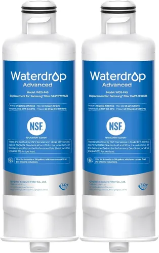 Vista 10 de Waterdrop WDS-F45 Filtro de agua, repuesto para Samsung® DA97-17376B