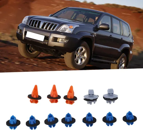 Vista 2 de Clips para panel de puerta delantera, kit de clips de panel Abs para carrocería de coche, clips de repuesto para accesorios de automóvil Prado 120