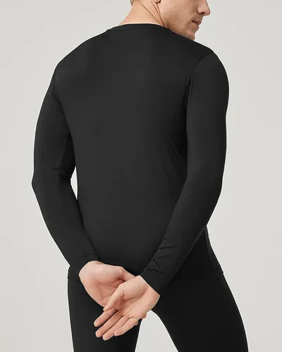 Vista 3 de LAPASA Men's Thermal Underwear Top Crewneck Long Sleeve Shirt Base Layer Lightweight Midweight Heavyweight Winter M09M26M55