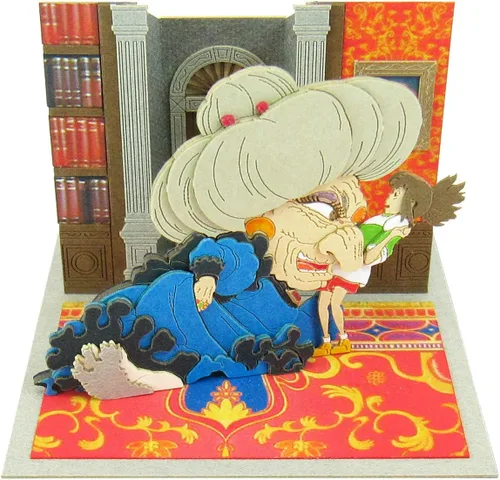 Vista 2 de Puf gigante MP07-75 Studio Ghibli Mini Spirited Away Haku Ryu & Chihiro - Artesanía de papel sin escala