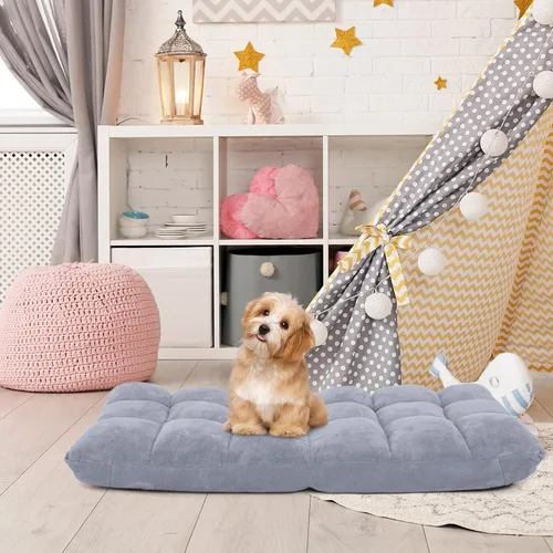 Vista 2 de Sofá de suelo de 14 posiciones, sofá plegable para juegos, cojines cómodos y marco de acero de estudio, cama ajustable en ángulo, sofá reclinable