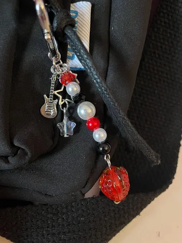 Vista 6 de Lindo llavero Y2k Accesorios para adolescentes y niñas de moda Cosas Preppy Things Y2K Accesorios