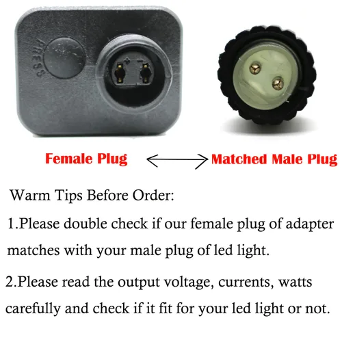 Vista 6 de Transformador LED de 8 modos de luz LED de 6 V, fuente de alimentación de clase 2, transformador de bajo voltaje, adaptador de enchufe de EE. UU.
