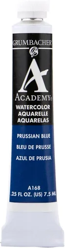 Vista 11 de Grumbacher Academy - Pintura de acuarela, 0.25 onzas, tono azul cerúleo (A039)