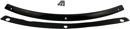 Vista 6 de Carenado de acero cromado para parabrisas de motocicleta Harley Electra Street Glide Touring 1996-2013