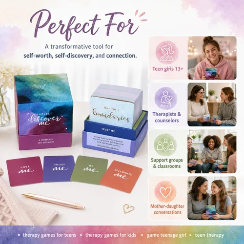 Vista 9 de Juego de amor propio para adolescentes Más de 200 tarjetas de conversación Preguntas profundas para inspirar autoestima, confianza, reflexión