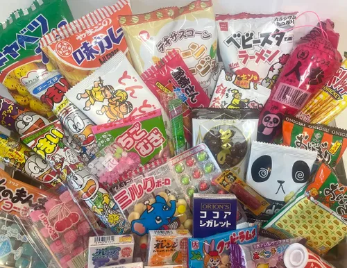 Vista 4 de Surtido de comida japonesa de Dagashi