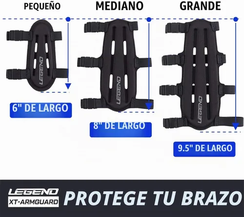 Vista 7 de Legend Armguard XT - Protector de brazo para tiro con arco - Diseño ventilado en espuma EVA termoformada - Protector de antebrazo con cobertura Negro