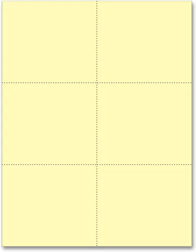 Vista 12 de NextDayLabels - Tarjetas perforadas en blanco para impresora láser 6 por página, para tarjetas de registro escolar, tarjetas de entrega de flores