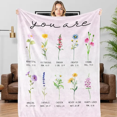 Vista 9 de Manta de Regalo de Cumpleaños para Niña de 7 Años 152x127 cm, Regalos de Cumpleaños para Niñas de 7 Años, Regalos Lindos para Hermanas, Mantas