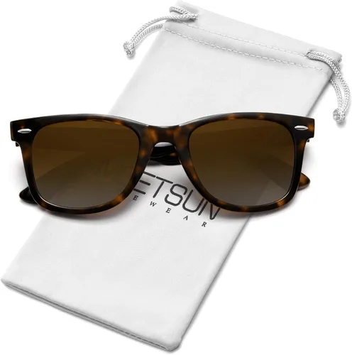 Vista 57 de MEETSUN Polarized Sunglasses for Women Men Classic Retro Square Frame Driving Sun Glasses UV Protection