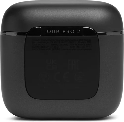 Vista 9 de JBL Tour Pro 2 - Auriculares inalámbricos con cancelación de ruido con estuche de carga inteligente, llamadas perfectas con 6 micrófonos con control