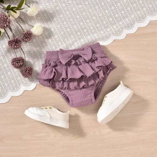Vista 22 de Aalizzwell Body de manga corta para bebé niña con pantalones cortos acanalados