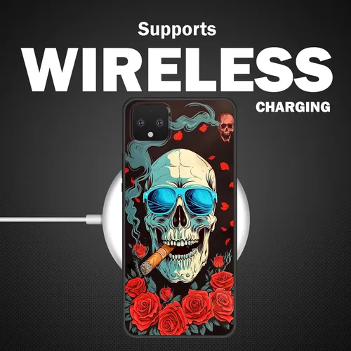 Vista 388 de Funda delgada para Google Pixel 4 XL, funda delgada de silicona de TPU suave a prueba de golpes para Google Pixel 4 XL, astronauta Galaxy