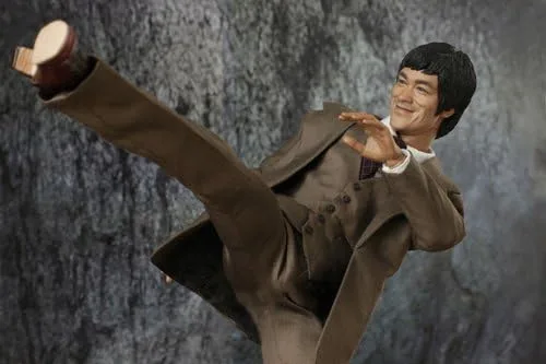 Vista 3 de Bruce Lee 70's In Suit ver. 1/6 figura de acción Hot Toys