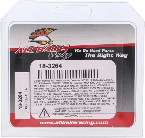 Vista 4 de All Balls Racing Pinza Kit de Reconstrucción Trasero 18-3264 Compatible con/Reemplazo Para Can-Am Maverick X3 17
