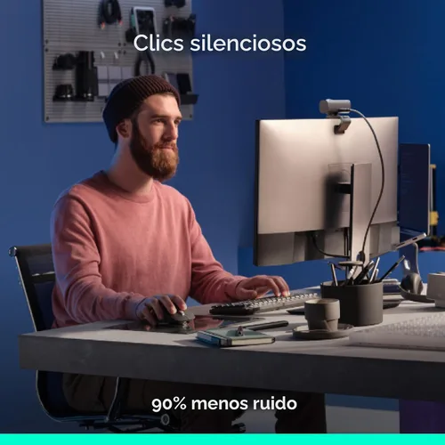 Vista 4 de Logitech MX Master 3S Ratón inalámbrico Bluetooth sin receptor, grafito