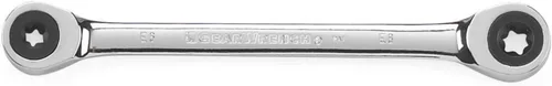 Vista 2 de GEARWRENCH Juego de llaves E-Torx de trinquete de caja doble de 4 piezas - 9224D, plata