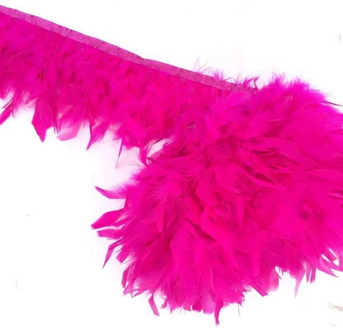 Vista 13 de MELADY 2 yardas de plumas de pavo con flecos, vestido de moda, costura, manualidades, disfraces, decoración (negro)