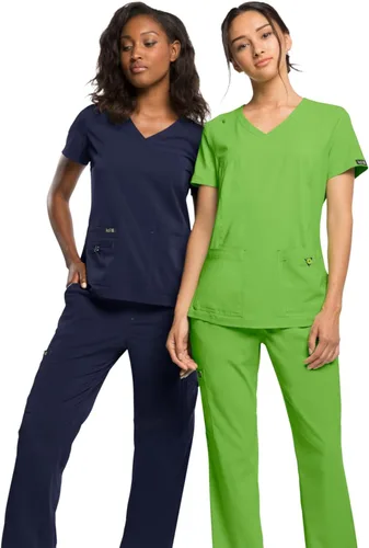 Vista 4 de KOI Basics 373 Becca - camisa médica para mujer
