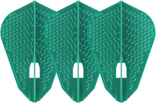 Vista 5 de L-style L9 Fantail Dart Flights - PRO Dimple Negro