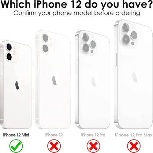 Vista 2 de Funda de teléfono con correa cruzada para iPhone 12 Mini, cuerda ajustable, cordón de cuello para cinturón, cordón de separación, resistente a