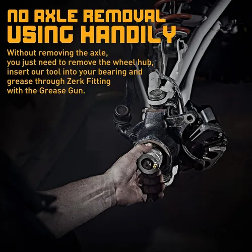 Vista 4 de Herramienta engrasadora de rodamientos de rueda de 1.535 in, funciona para OEM # 293350109, compatible con Cam-Am Maverick X3 y MAX Trubo RR