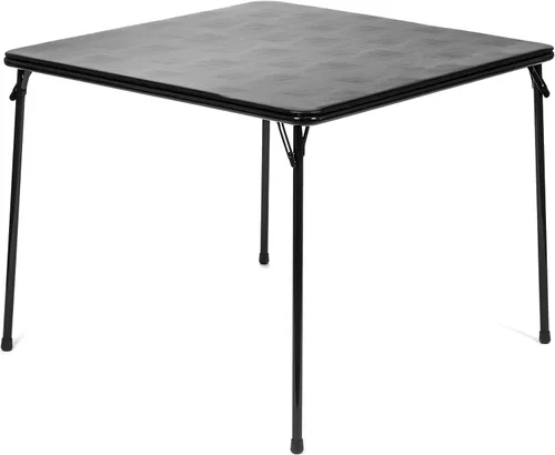 Vista 6 de Serie XL mesa rectangular plegable para cartas y juegos de 38 pulgadas, extra grande, accesible para silla de ruedas, Acero, Beige