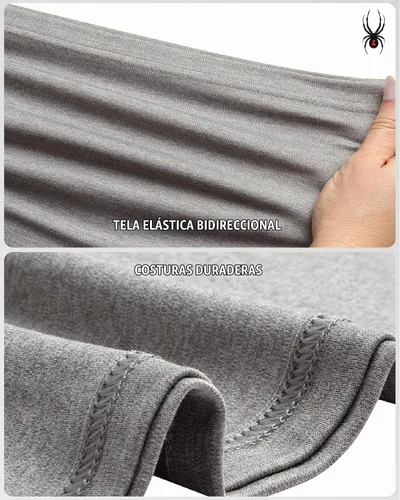 Vista 6 de Conjunto de ropa interior térmica Spyder para niños - 2 piezas con aislamiento que absorbe la humedad, capa base transpirable, pantalones largos
