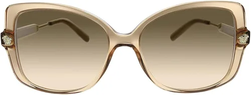 Vista 2 de Versace VE 4390 53043D - Lentes de sol de plástico marrón transparente con mariposa