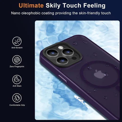 Vista 91 de MOCCA - Funda magnética resistente para iPhone XR de 6.1 pulgadas, compatible con MagSafe, funda con protección contra caídas de grado militar