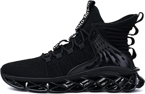 Vista 3 de DUDHUH Zapatos deportivos cómodos para correr para hombre, cómodos, atléticos, para caminar y caminar, a la moda, tenis