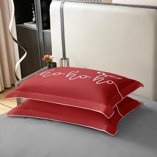 Vista 45 de Funda de edredón de árbol de Navidad 100% algodón natural, juego de ropa de cama de copos de nieve de Navidad para niños y niñas, funda de edredón