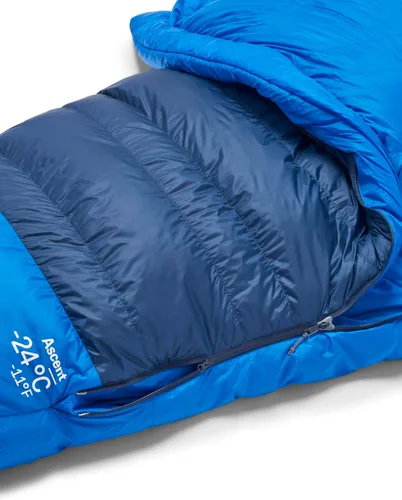 Vista 4 de Rab Saco de dormir Ascent Down para hombre, ligero y cálido, saco de dormir para acampar y mochilero