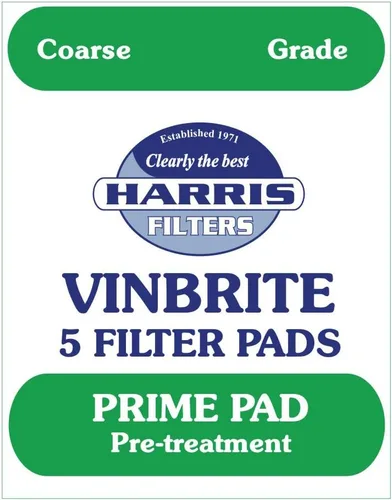 Vista 3 de Paquete de 5 almohadillas de prefiltro Harris Prime con kit de filtro Harris Vinbrite MK3