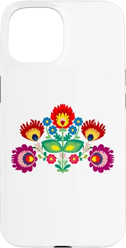 Vista 6 de iPhone 16 Polish Traditional Folk Pattern, Eastern Folklore Case