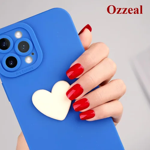 Vista 5 de Ozzeal - Esmalte en gel Apple Red - 15ml, esmalte LED UV de absorción para manicura, salón y DIY en casa - Kit de inicio para mujeres y niñas